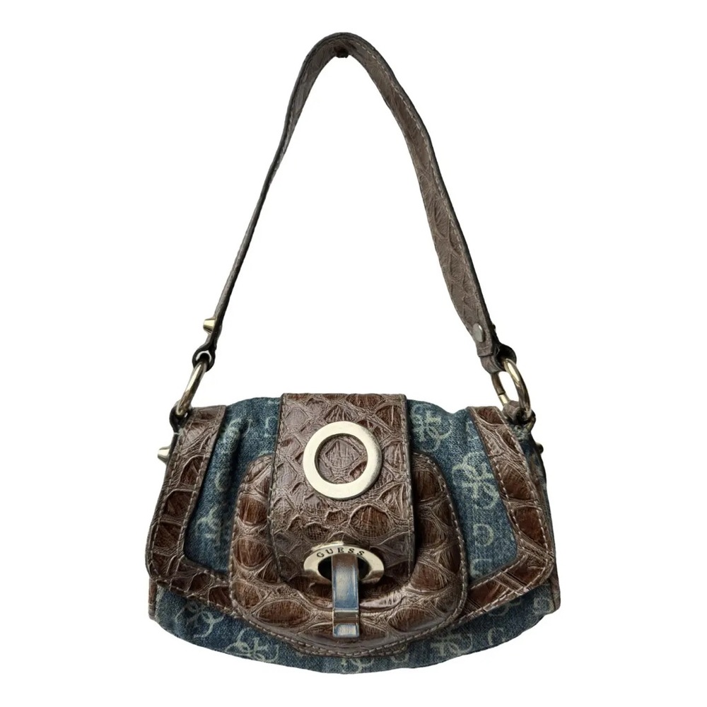 GUESS DENIM VINTAGE SHOULDER BAG